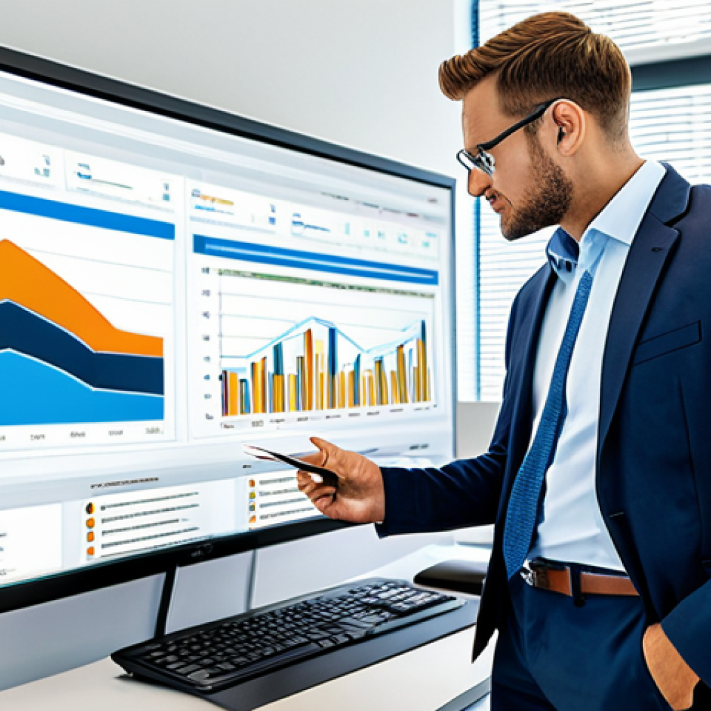 Predictive Marketing Visualization**

"A professional marketing analyst in a brightly lit, modern office, reviewing data dashboards showcasing customer behavior predictions and churn rates, appropriate attire, fully clothed, safe for work, professional setting, perfect anatomy, correct proportions, natural pose, digital art, high quality."

**