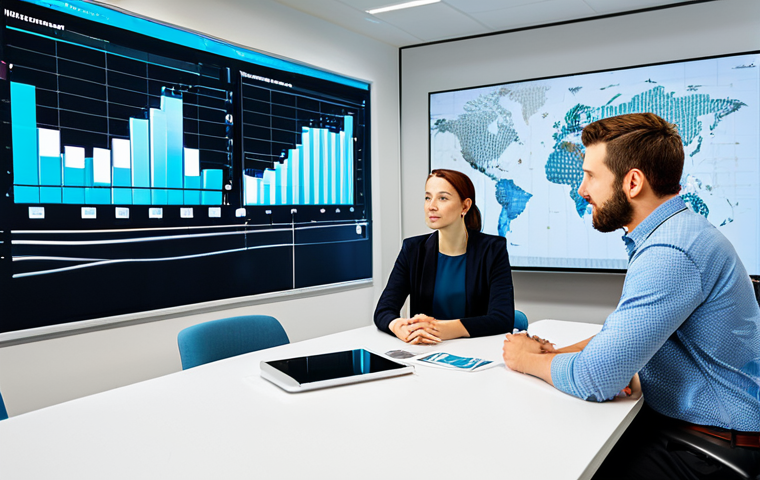 데이터과학자 하루 일과 - Data Preparation**

"A data scientist in a bright, modern office, fully clothed in professional atti...