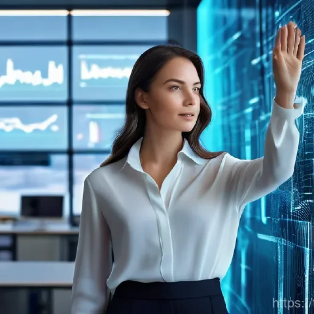 데이터과학과 SQL의 중요성 - **Prompt 1: The Clarity of Data Insights**
"A young, intelligent woman in her late 20s, dressed ...