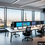 Home 20 데이터과학 실무에서의 문제 해결법 - A modern office environment showing a diverse team of data scientists and business professionals col...